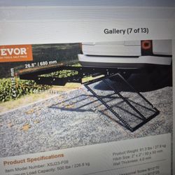 Vevor Hitch Mount Wheelchair Scooter Carrier W/ Folding Ramp