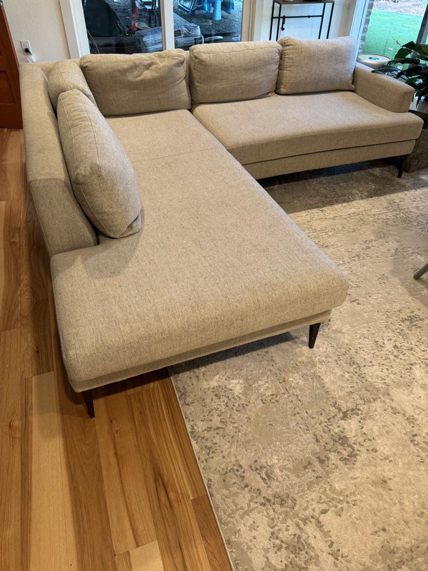 West Elm Andes Chaise Sectional