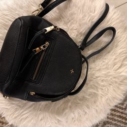 Black Mini Backpack Purse