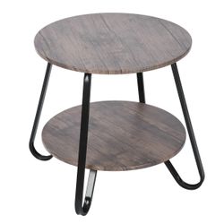 Open Box Homy Casa KONYA 246T Coffee Table "18.11 x 18.11 x 17.72 in" Modern Accent Table for Living Room, Bedroom, Office