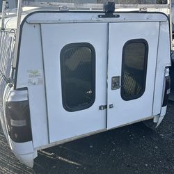 Used A.R.E. Aluminum Commercial Long Bed Truck Cap