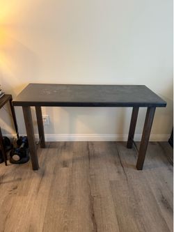 Handcrafted Industrial Metal & Pine Table