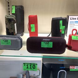 JBL And Bose Bluetooth Speakers