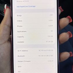 pink iphone 16 plus 128GB 