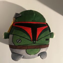 Star Wars Cuutopia Boba Fett Plush, Soft Rounded Pillow Doll