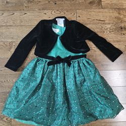 Green Party Dress 3T