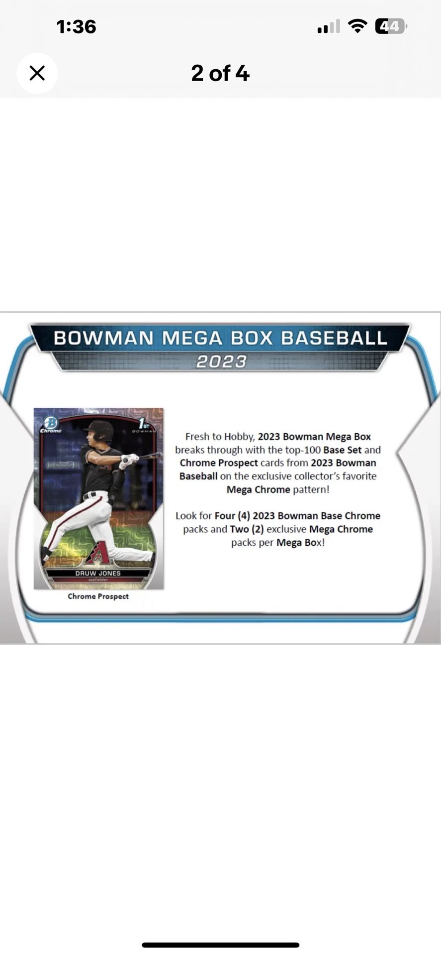 2023 Bowman Drew Jones 1st Bowman Prospect Baseball Card