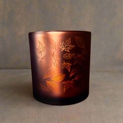 Crimson Goldleaf Candle Holder