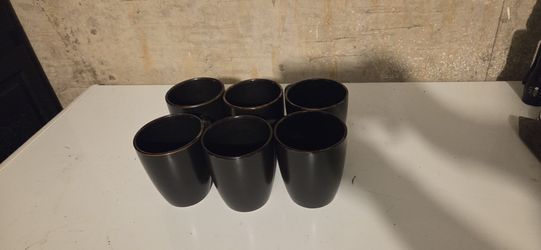 Gibson Home Black Mugs