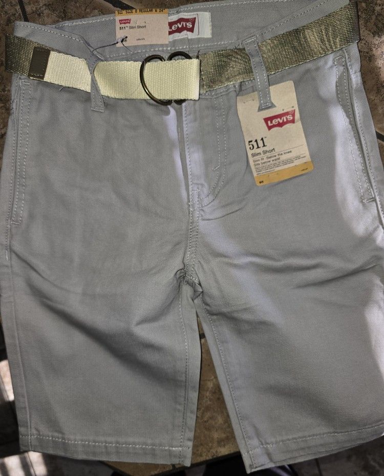 Boys Levi's Knee Length Shorts NEW Clean Smoke Free Home See Pics Above $10 PARMA