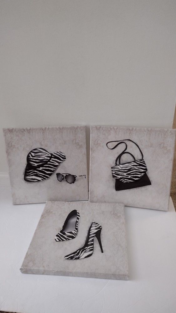 New 3 Piece Canvas Wall Art Print