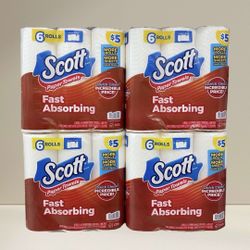 Scott Paper Towels 6 Rolls
