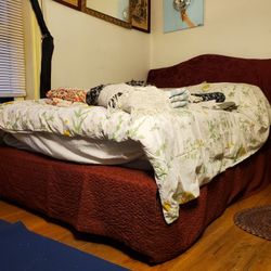 Full Size Bed Set + Beddings 