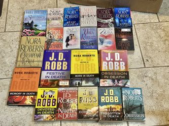 13  Nora Robert’s / 8 J.D. Robb Books 