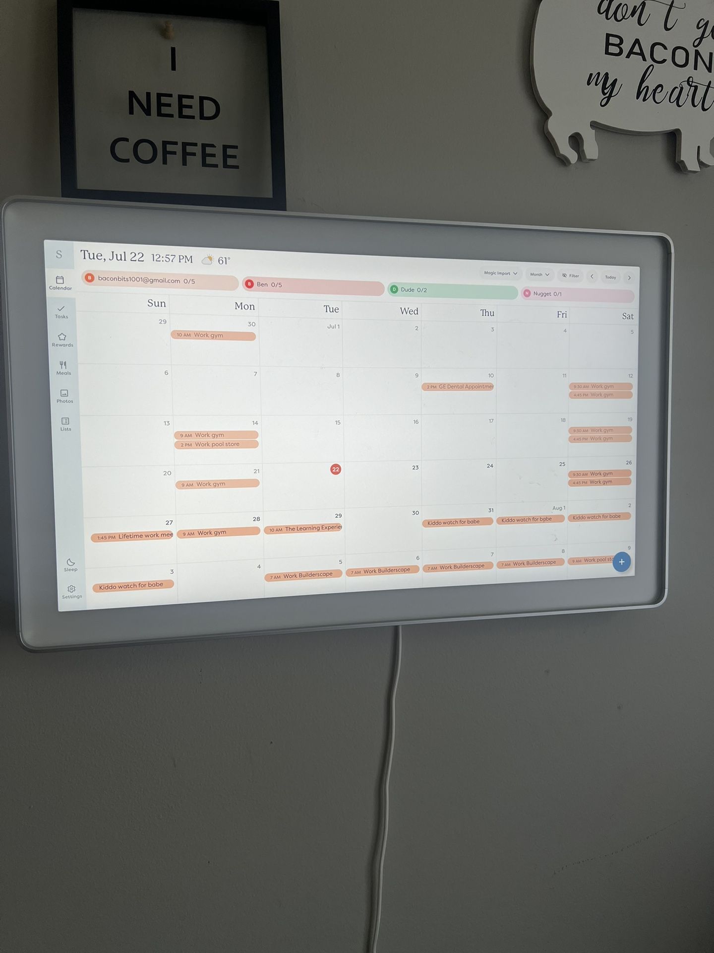 Skylight Calendar Max