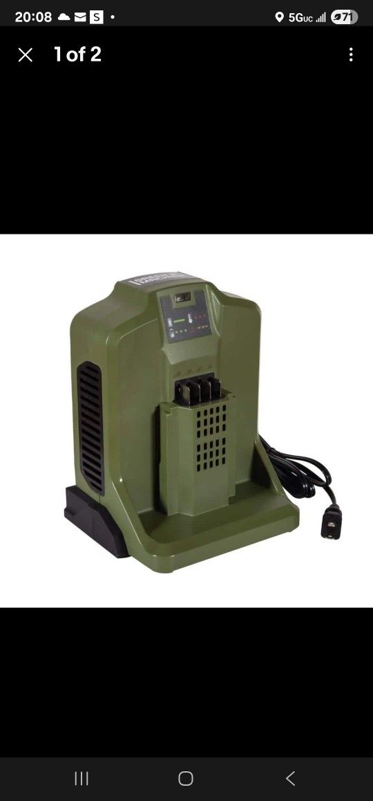 62V Charger with Cooling Fan