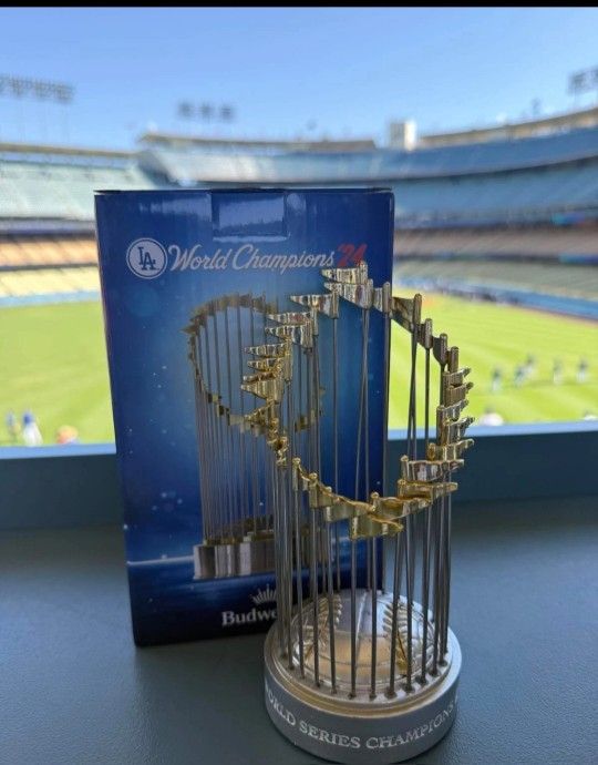 Los Angeles Dodgers World Series Championship Replica Trophy..