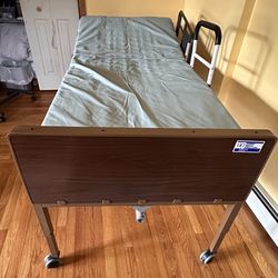 Medical Bed With  Adjustable Hospital  Dinner Tray