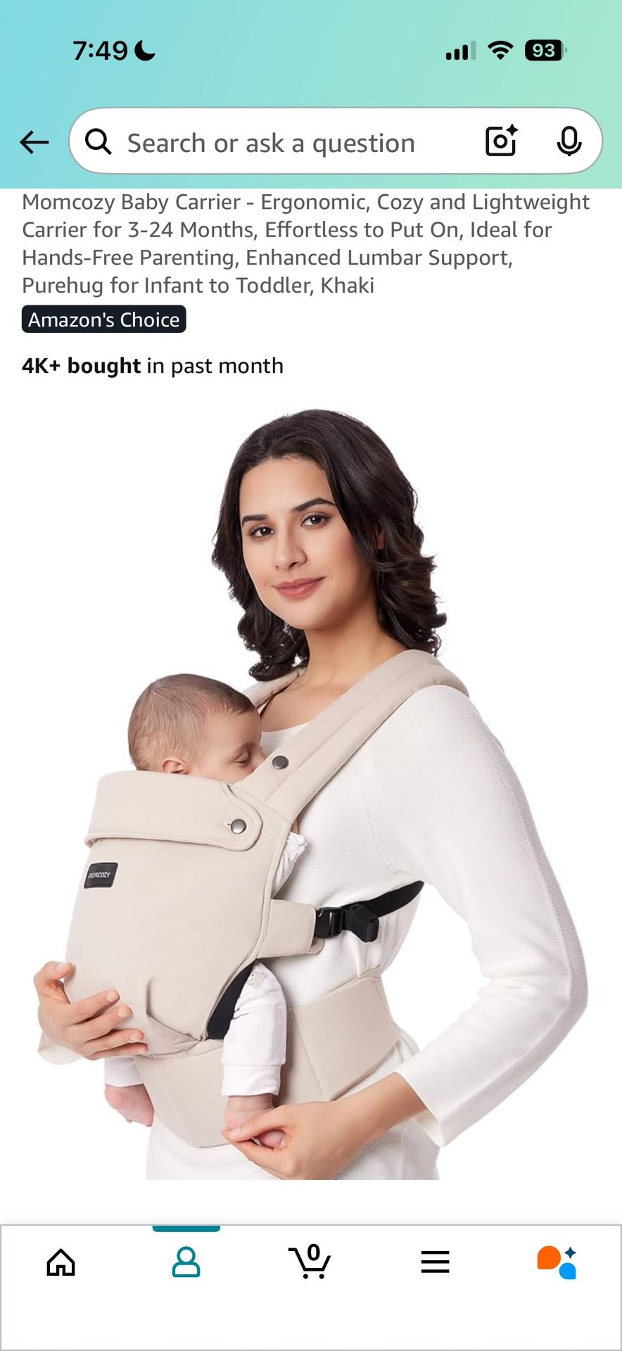 Momcozy Baby Carrier