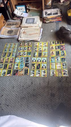 Star Wars trading cards 1977 per sheet 5$