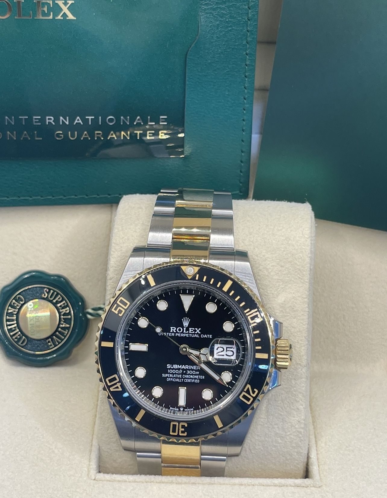 New 126613LN Rolex Submariner black dial 41MM Two Tone