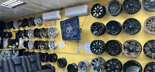 COMPACT CAR WHEELS AND TIRES $40 DOWN