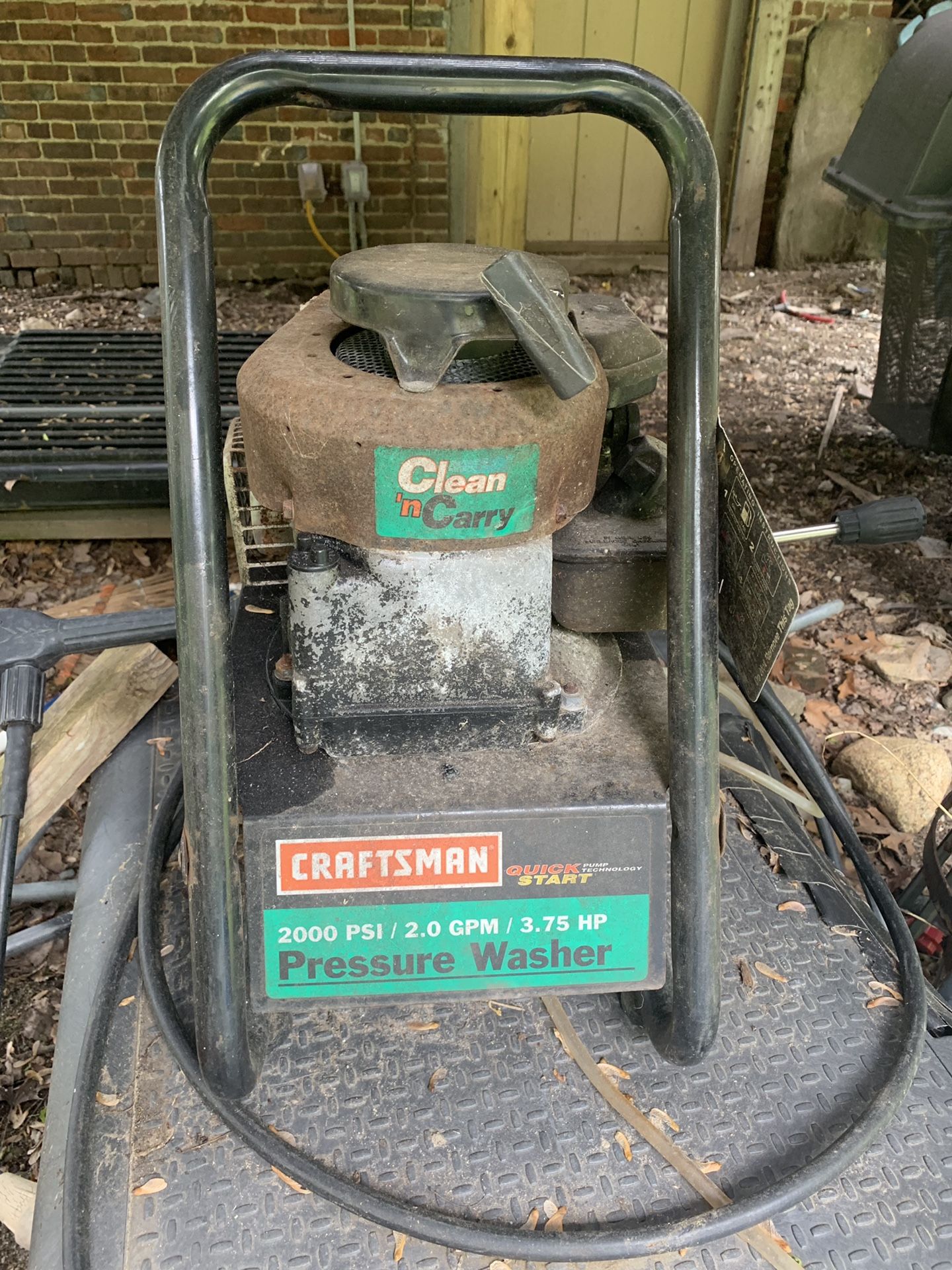 Craftsman pressure washer