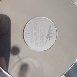 Sterling Silver Franklin Mint commemorative plate from 1975