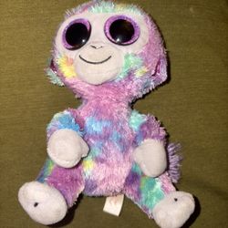 Small Purple Stuffed Monkey