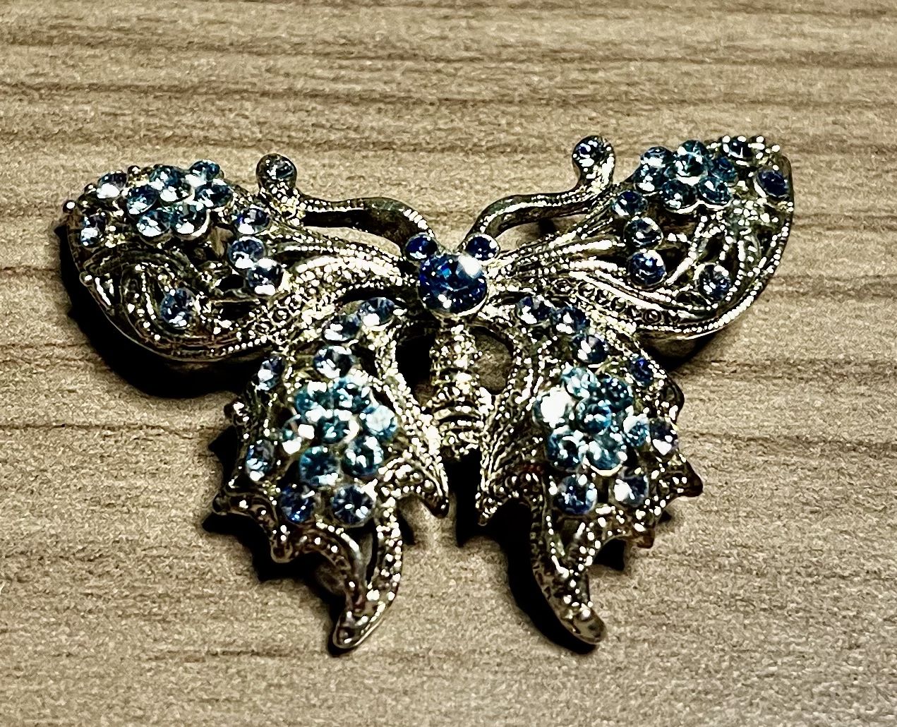 Sliver Butterfly Brooch