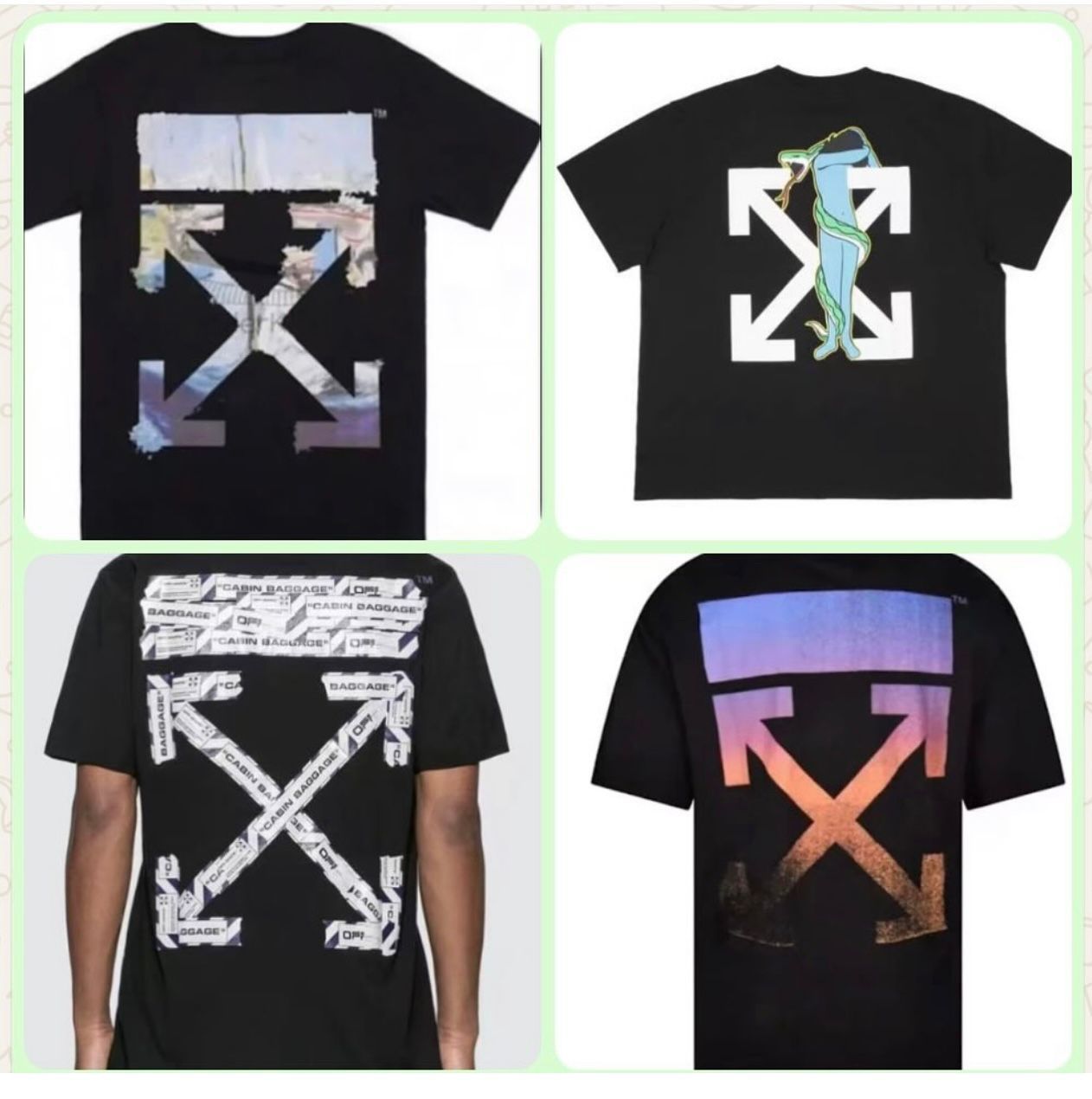 Offwhite Men Tshirt,New Products : American Fashion Style Bags On Sale