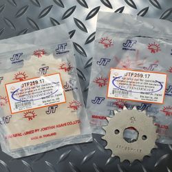 JT Sprockets 17T Steel Front Sprockets *BOTH for $10*