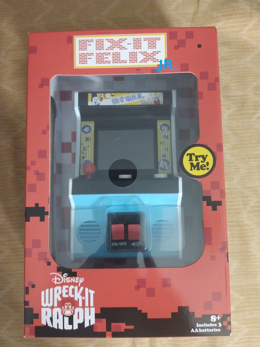 Fix-It Felix Jr. Handheld Game (Modelled after the arcade cabinet in the movie"Wreck-It Ralph"