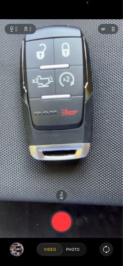 New dodge ram smart key