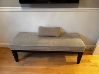 Ethan Allen upholstered bench