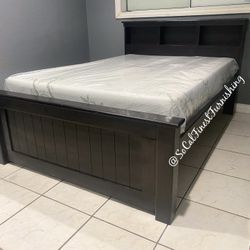 Full Bed With Memory Foam Mattress 