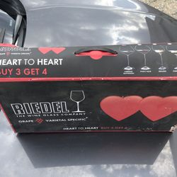 Riedel The O Wine Tumbler Cabernet/Merlot Wine Glass 4 pc Set(brand new)