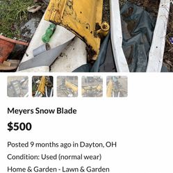 Snow Blade Meyer