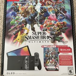 Nintendo Switch Smash Bros Bundle New