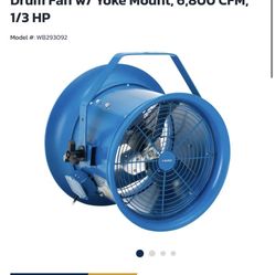 14” High Velocity Industrial Fan