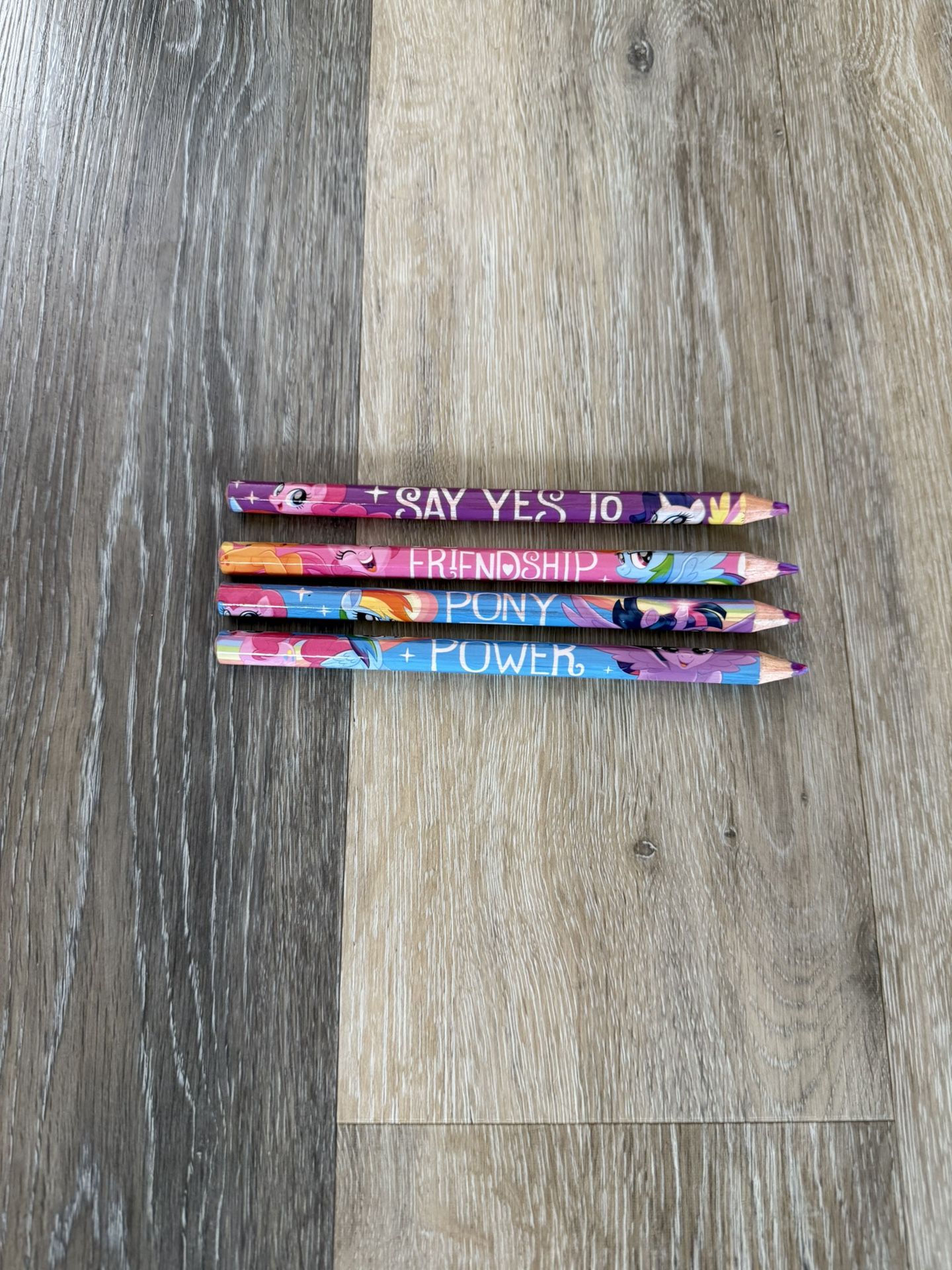 Set Of 4 My Little Pony Pencils