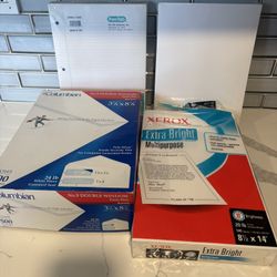 Envelopes, Printer Paper, Ruled Paper