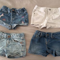 Girls Denim Shorts Size 4/5