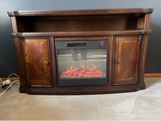 Electric Fireplace TV Stand / Media Console – 60” – Excellent Condition - OBO