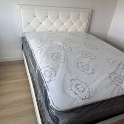 Queen Size Bed Frame New In The Box With Mattress All New Furniture Free Delivery Free Installation 