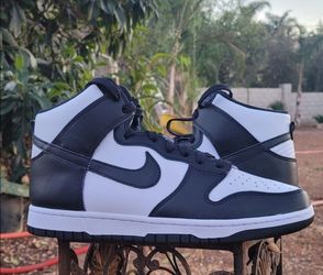 Size 10 - Nike Dunk High Black White