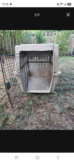Large dog kennel