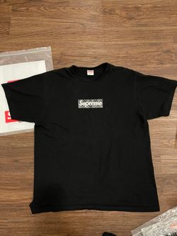 Supreme Black Bandana Box Logo Tee 