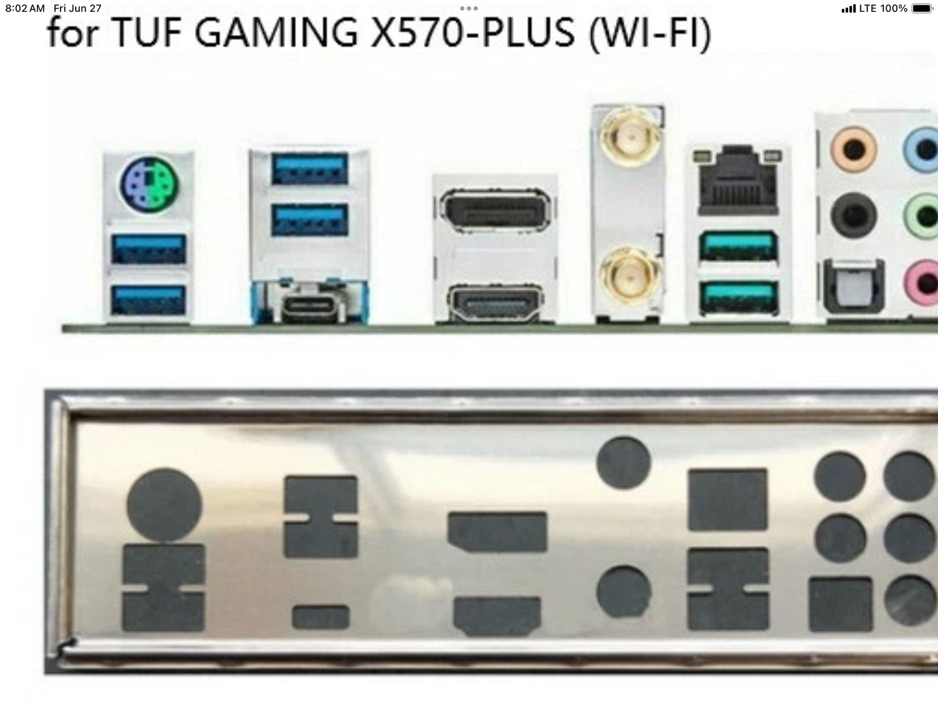 I/o Shield For
