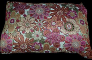 Bright Flower feather Pillow